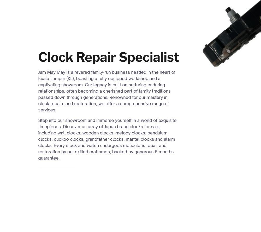 Clock Repair Specialist